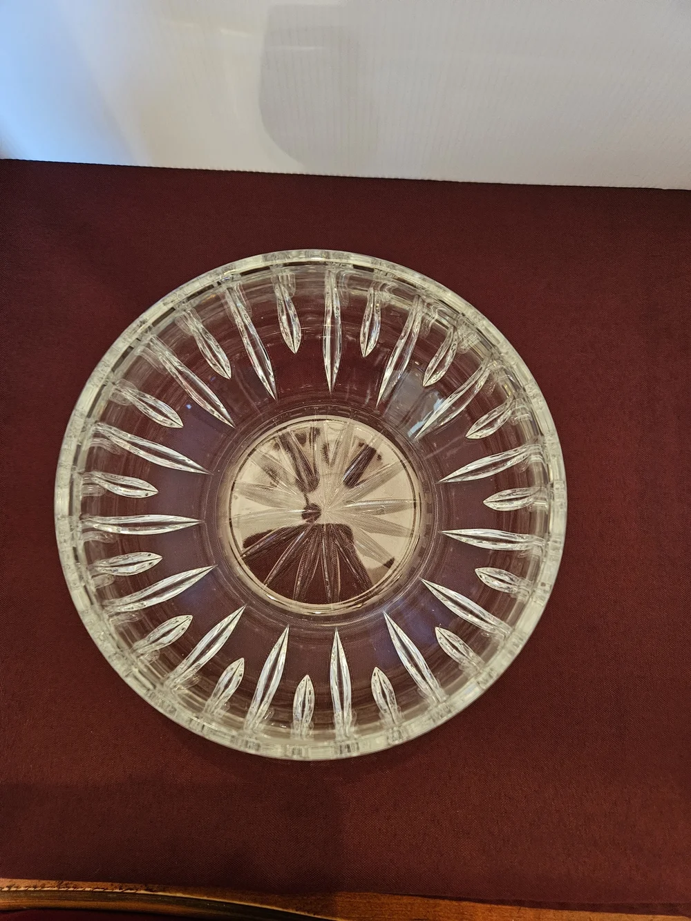 Vintage Noble Excellence Clear Lead Crystal Bowl